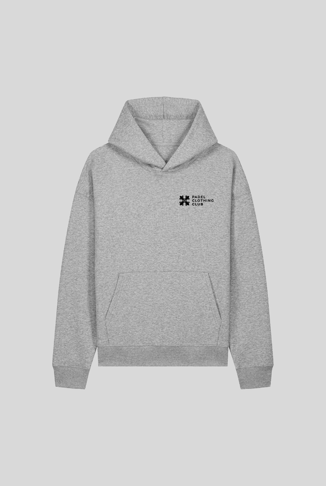 BASIC HOODIE GREY - PADELCLOTHINGCLUB