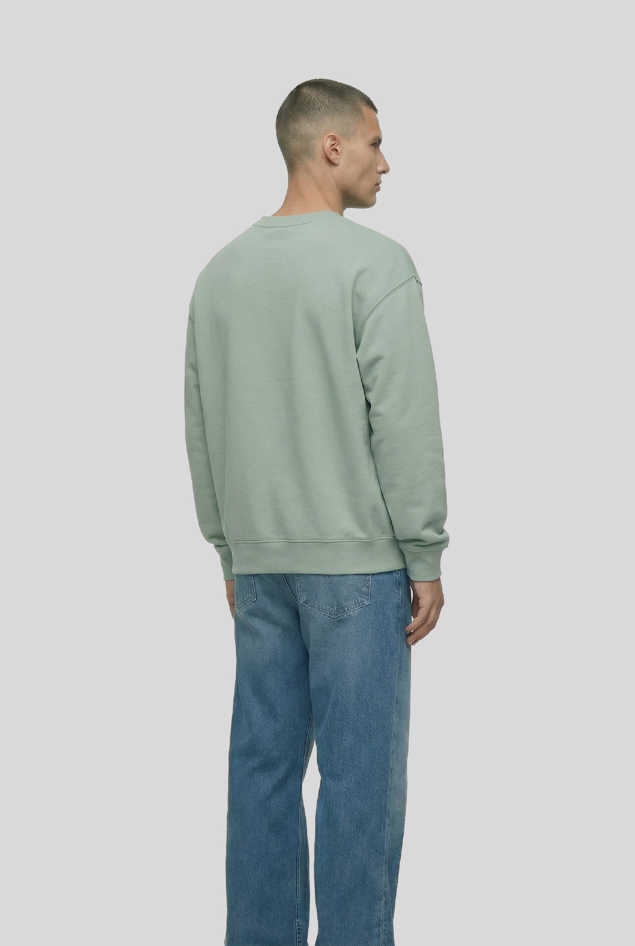 BASIC SWEATER ALOE - PADELCLOTHINGCLUB