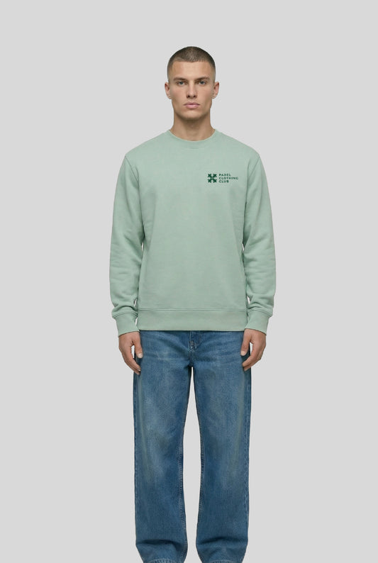 BASIC SWEATER ALOE - PADELCLOTHINGCLUB