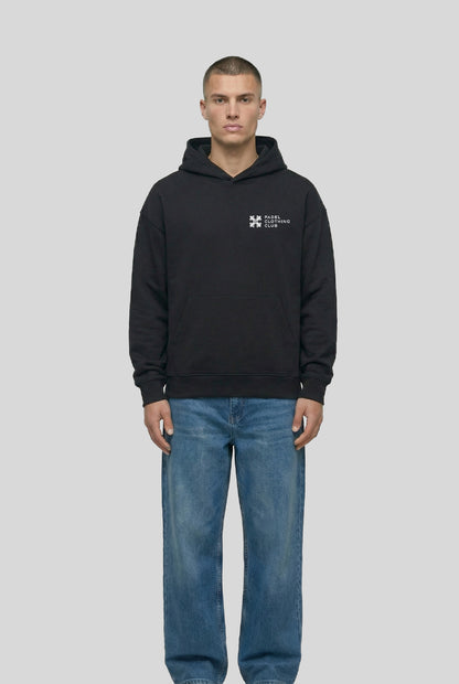 BASIC HOODIE BLACK - PADELCLOTHINGCLUB