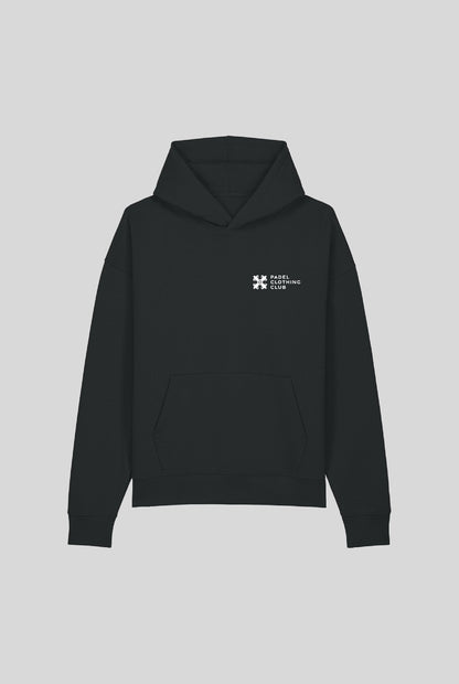 BASIC HOODIE BLACK - PADELCLOTHINGCLUB
