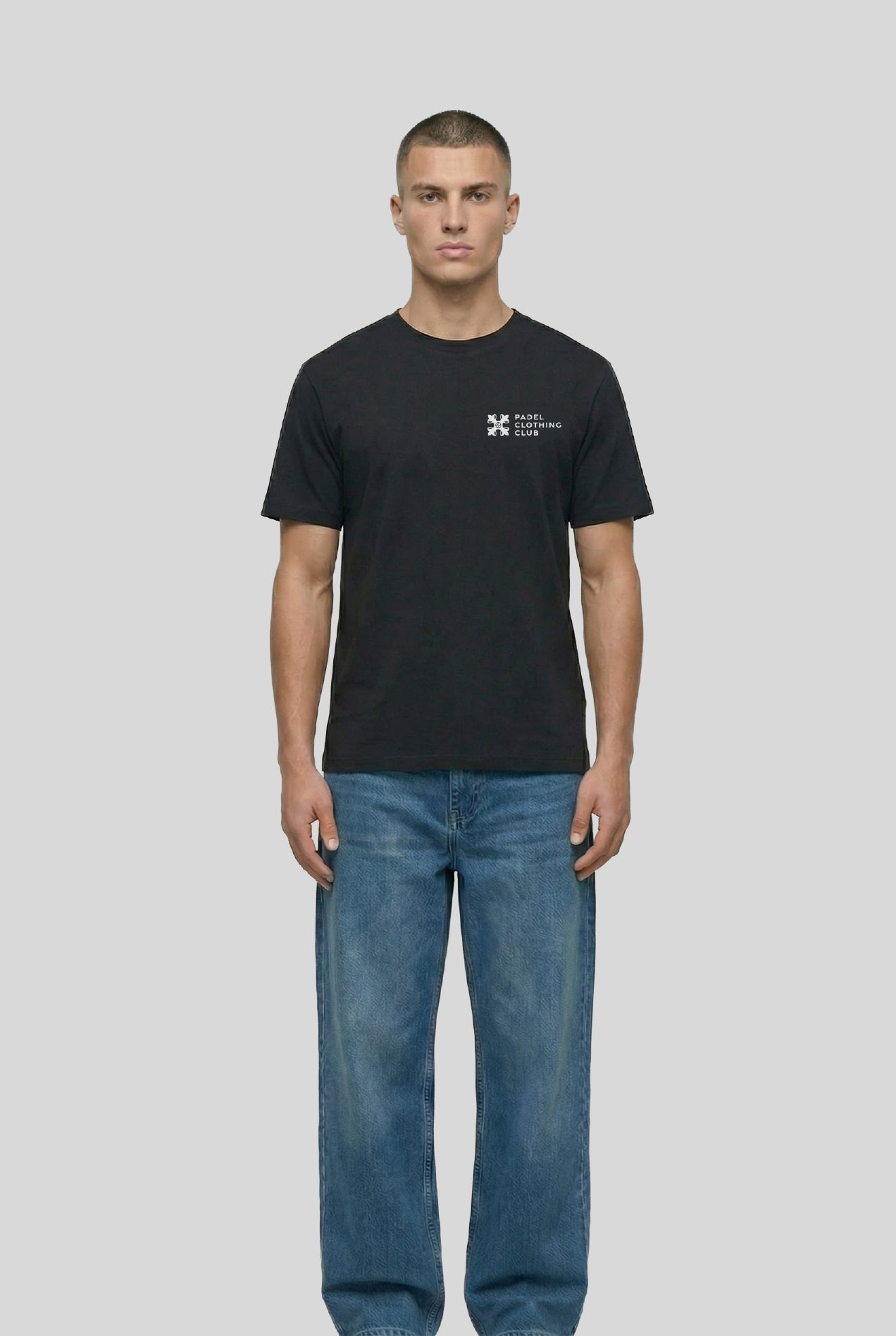 BASIC SHIRT BLACK - PADELCLOTHINGCLUB