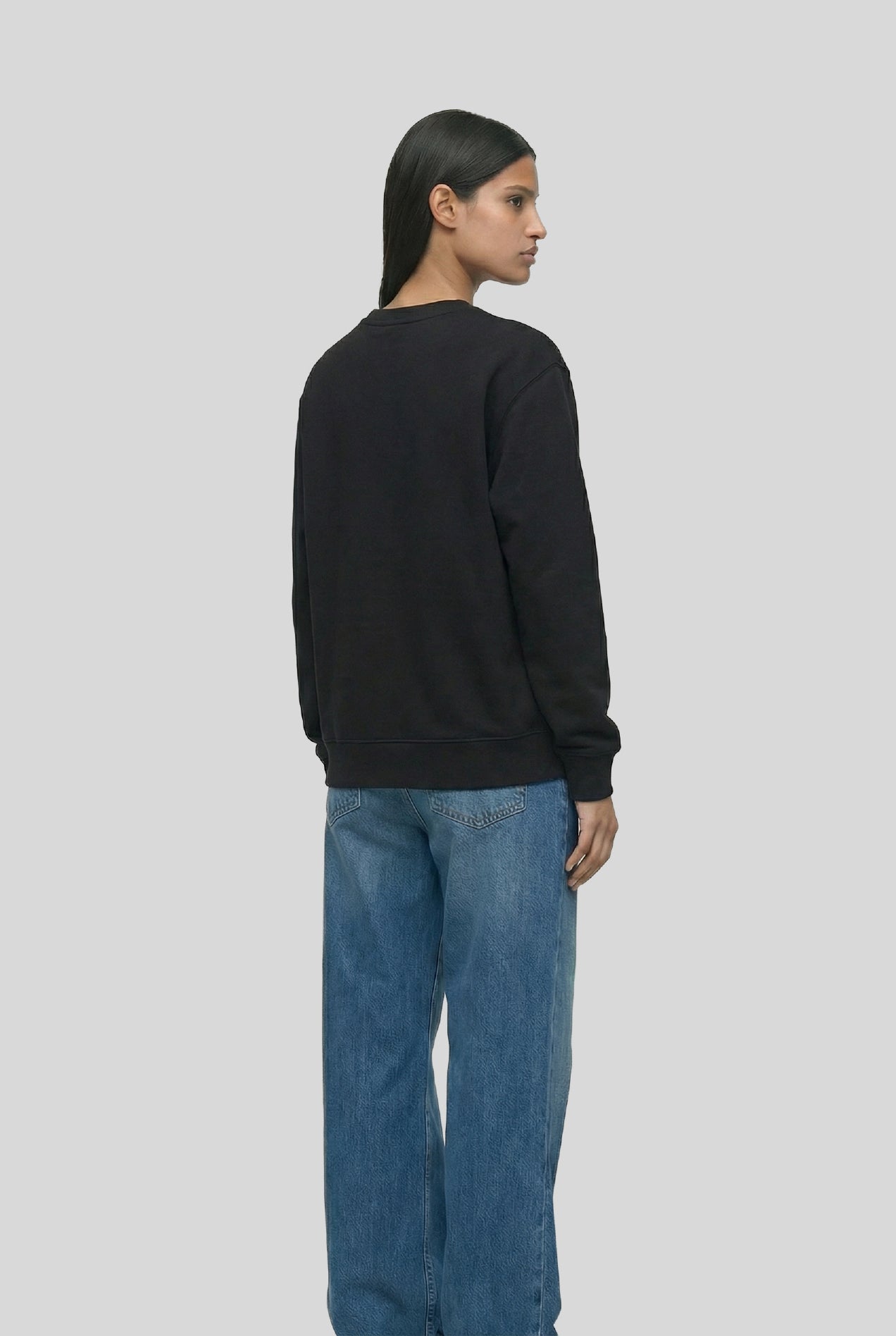 BASIC SWEATER BLACK - PADELCLOTHINGCLUB