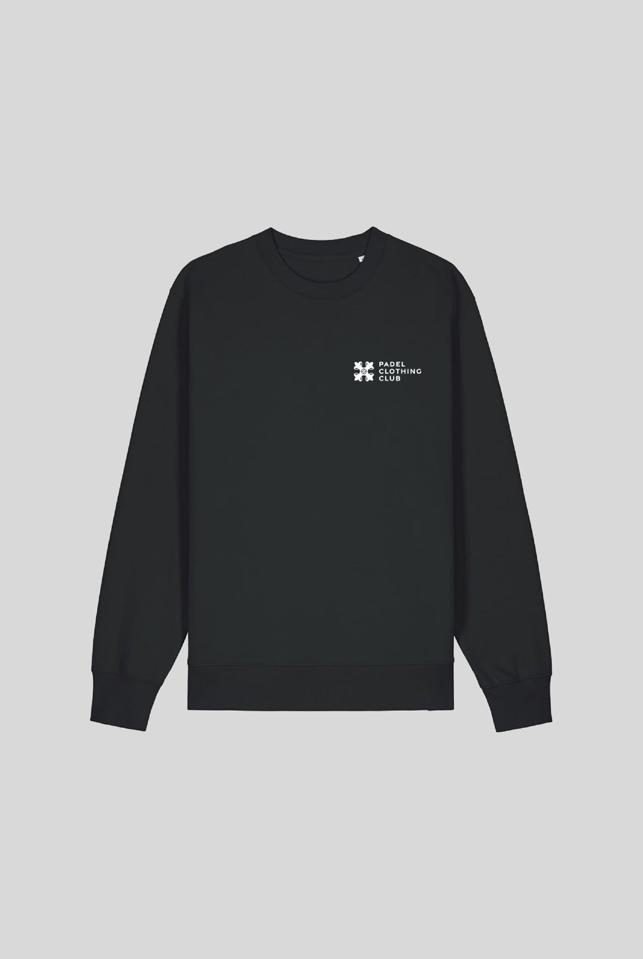 BASIC SWEATER BLACK - PADELCLOTHINGCLUB