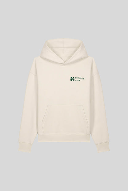 BASIC HOODIE CREAM - PADELCLOTHINGCLUB