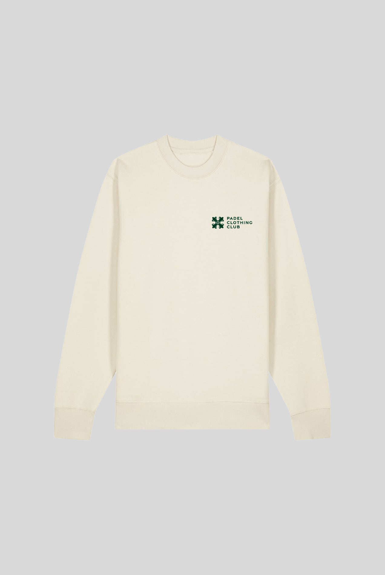 BASIC SWEATER CREAM - PADELCLOTHINGCLUB