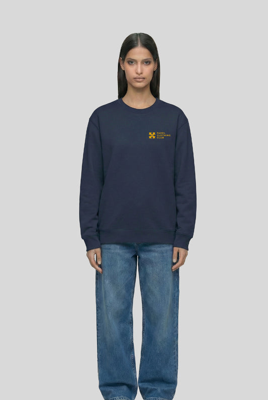 BASIC SWEATER NAVY - PADELCLOTHINGCLUB