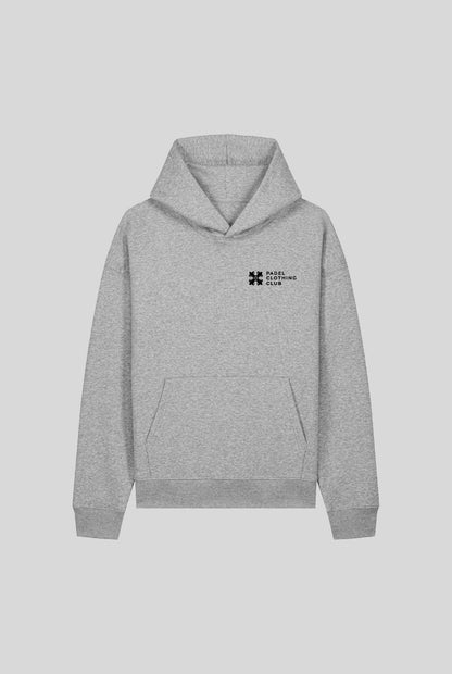 BASIC HOODIE GREY - PADELCLOTHINGCLUB