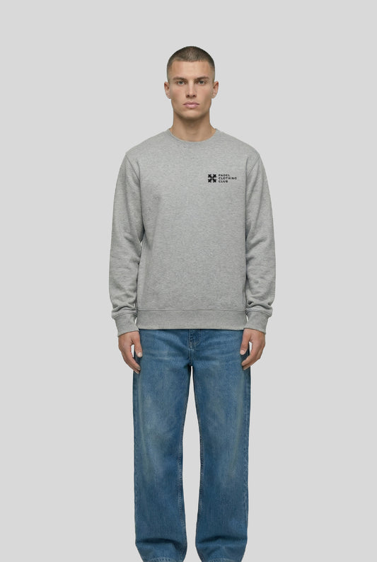 BASIC SWEATER GREY - PADELCLOTHINGCLUB