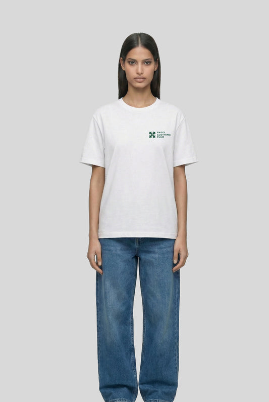 BASIC SHIRT WHITE - PADELCLOTHINGCLUB