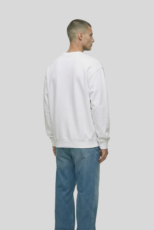 BASIC SWEATER WHITE - PADELCLOTHINGCLUB