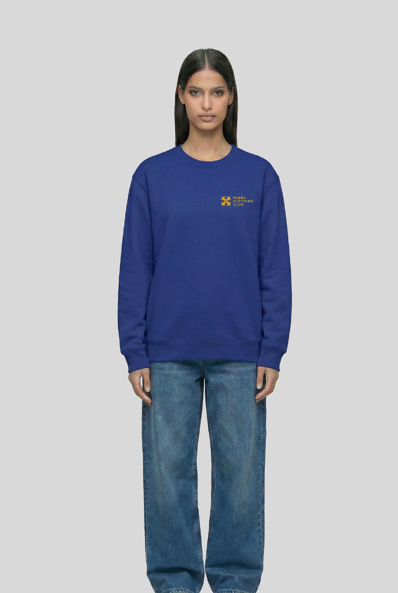 BASIC SWEATER BLUE - PADELCLOTHINGCLUB