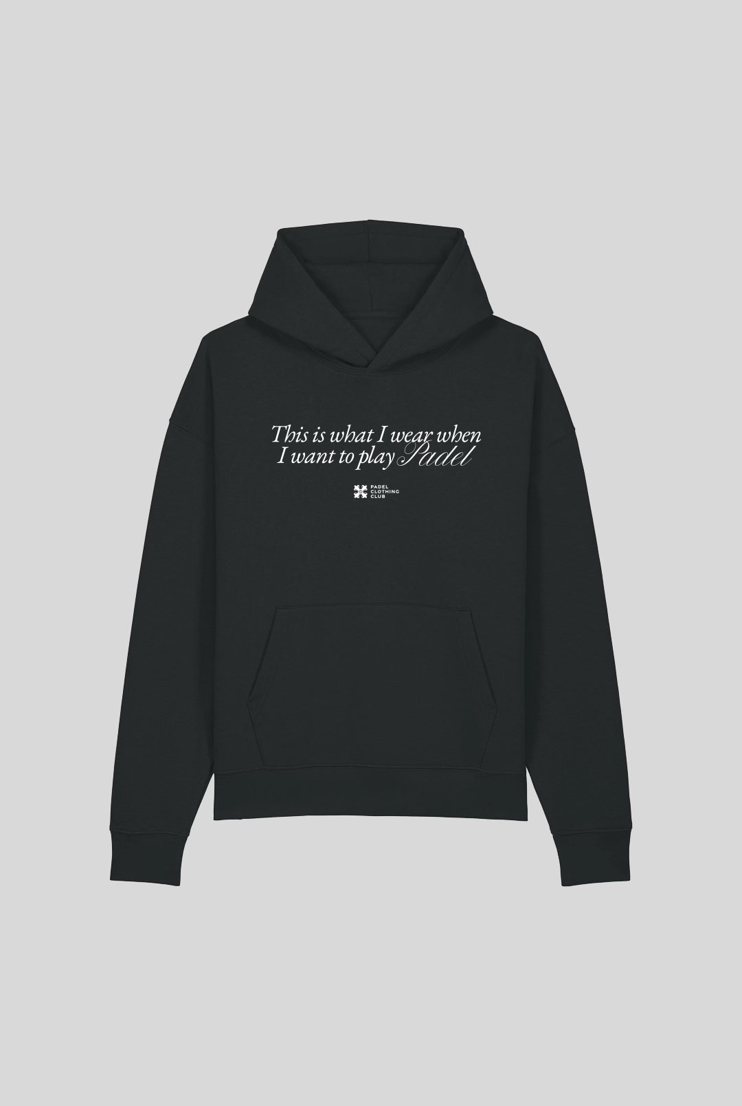 PLAY PADEL HOODIE - PADELCLOTHINGCLUB