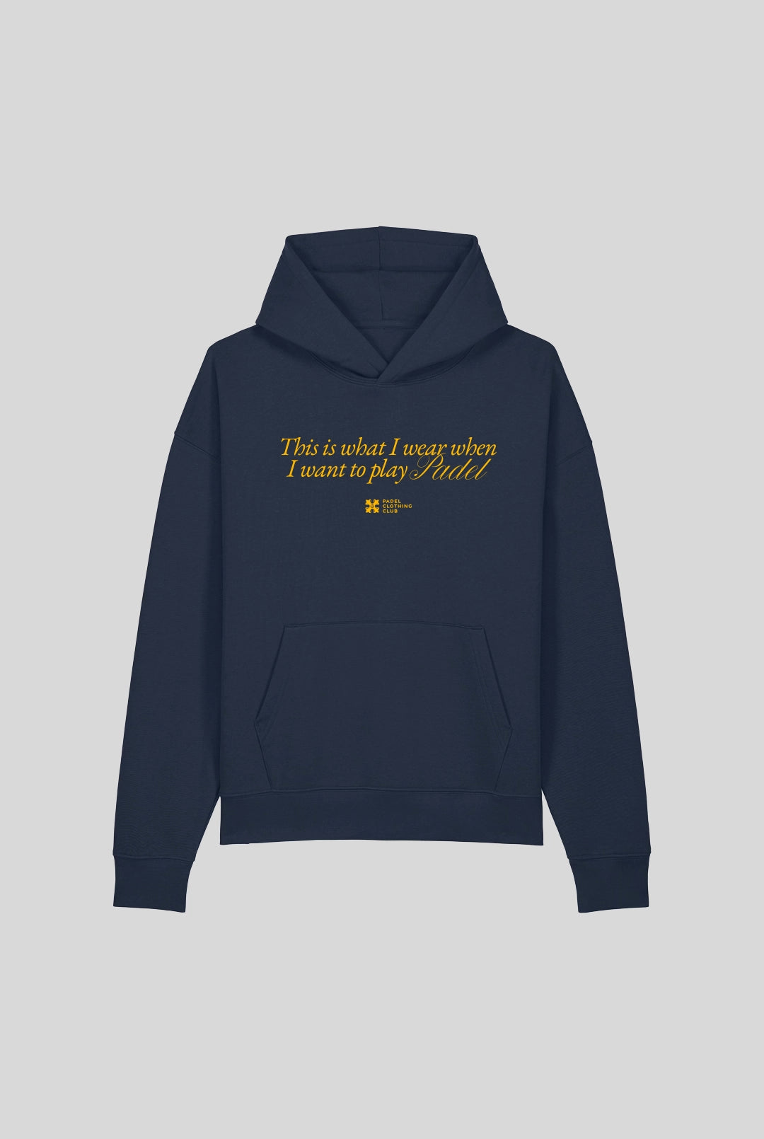 PLAY PADEL HOODIE - PADELCLOTHINGCLUB