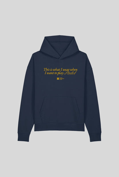 PLAY PADEL HOODIE - PADELCLOTHINGCLUB