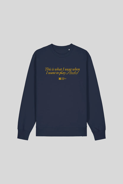 PLAY PADEL SWEATER - PADELCLOTHINGCLUB