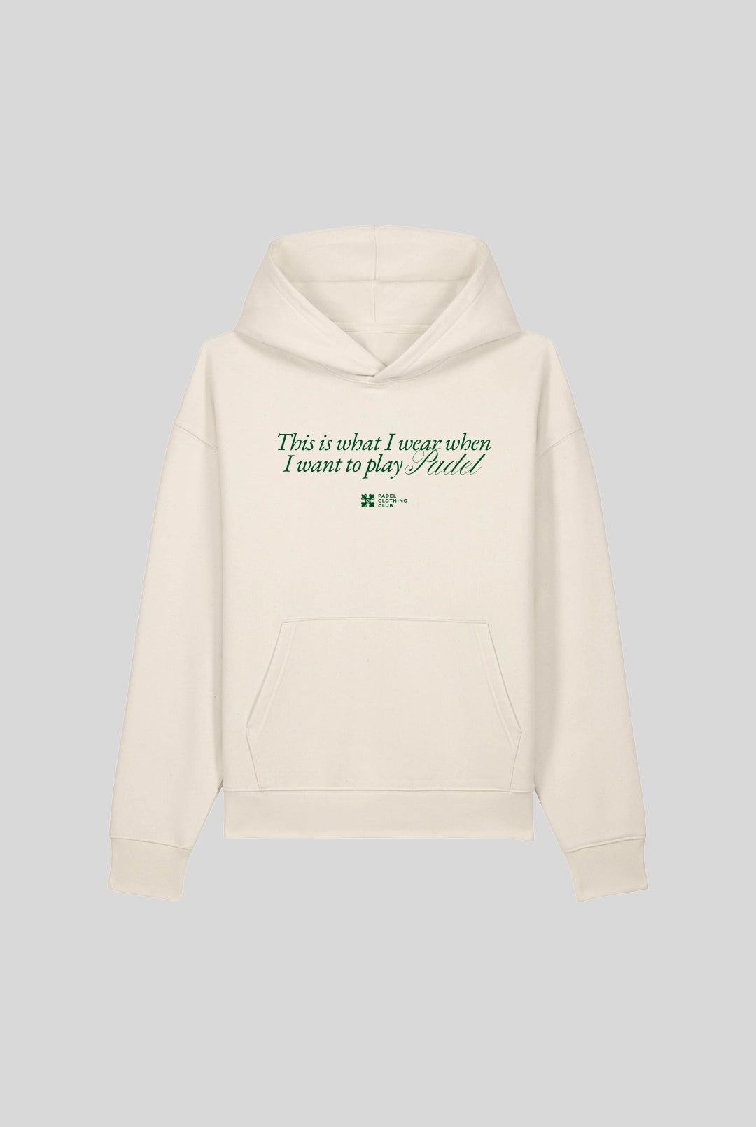 PLAY PADEL HOODIE - PADELCLOTHINGCLUB