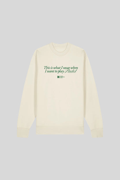 PLAY PADEL SWEATER - PADELCLOTHINGCLUB