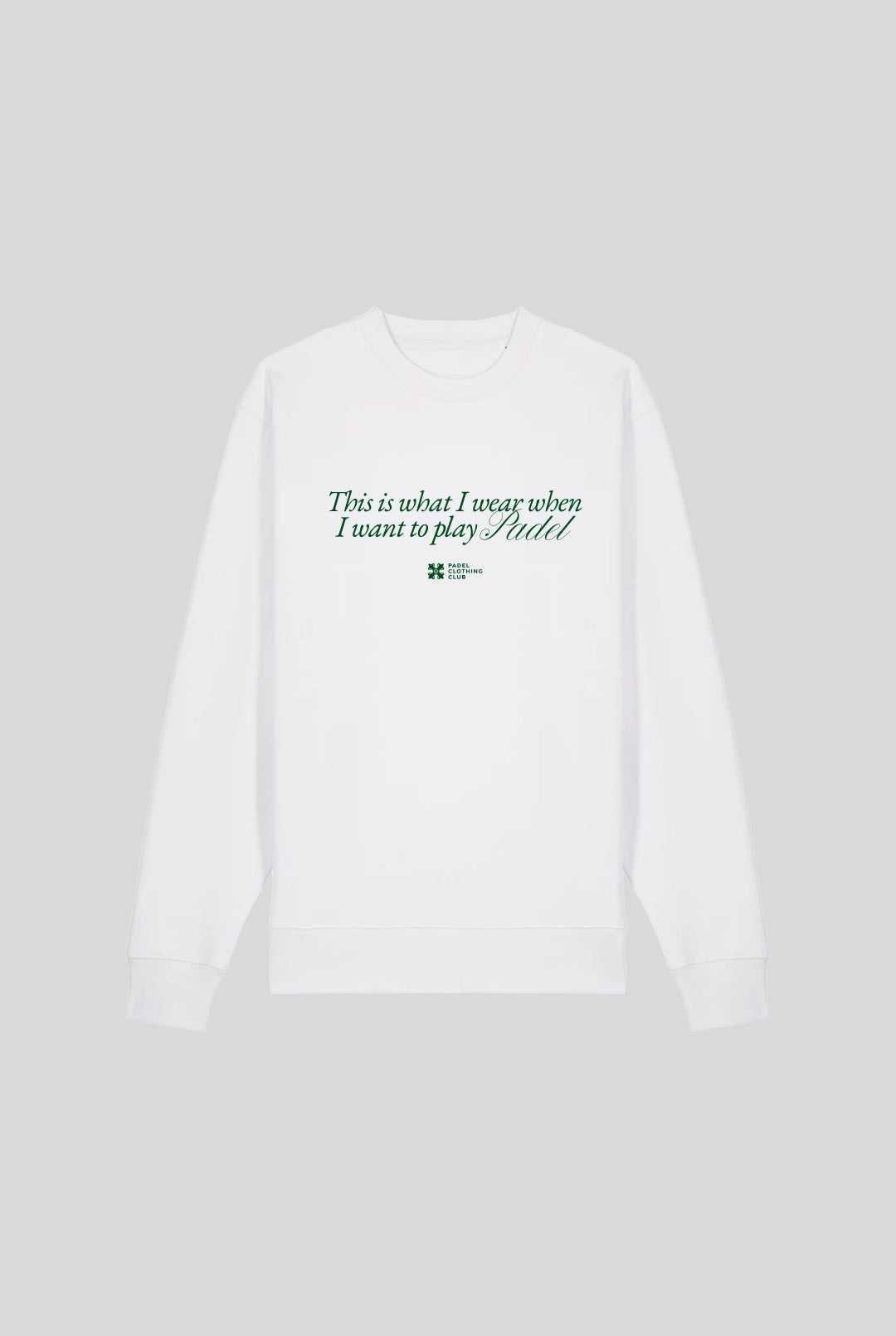 PLAY PADEL SWEATER - PADELCLOTHINGCLUB