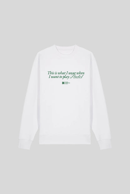 PLAY PADEL SWEATER - PADELCLOTHINGCLUB