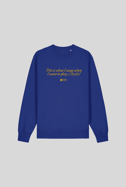 PLAY PADEL SWEATER - PADELCLOTHINGCLUB
