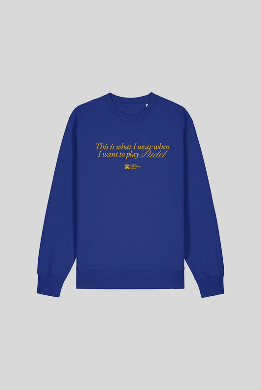PLAY PADEL SWEATER - PADELCLOTHINGCLUB